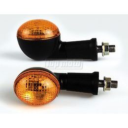 SHIN YO Mini indicators, oval, black (pár)