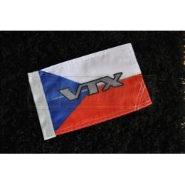 Moto česká vlaječka VTX velká