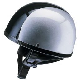 Moto helma RB-500 / stříbrno- černá