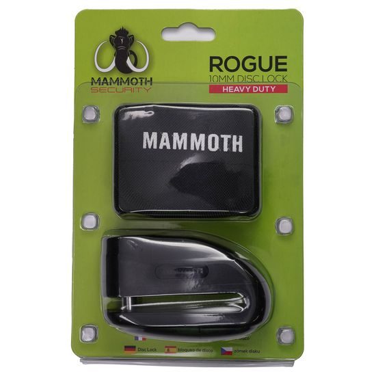 Mammoth Security zámek na kotouč Rogue 10mm černý