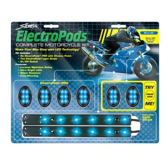 Street FX ElectroPods - Kompletní sada Moto (modrá)