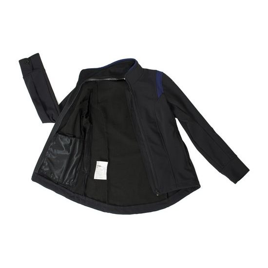 AIR Shell bunda černá/ modrá