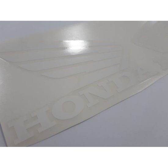 Samolepa Honda - bílá transparent / POSLEDNÍ KUS