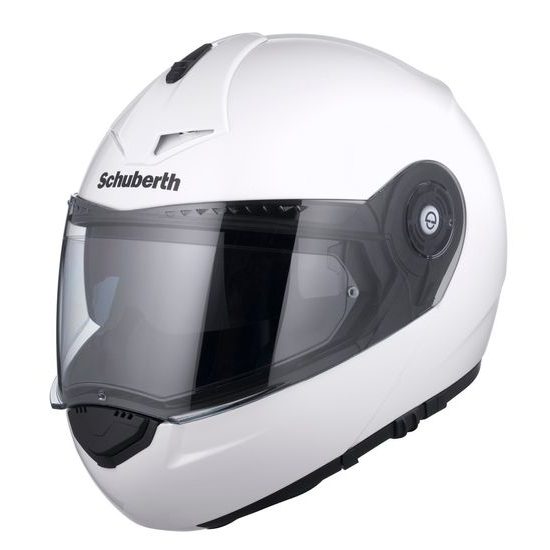 Vyklápěcí přilba / SCHUBERTH C3 Pro - Glossy White, poslední kus