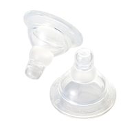 Mii™ Feeding "Flutter Flex Medium Flow Silicone Nipples" - Savička střední průtok silikon 2ks (3-6m)