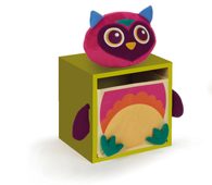 O-OOPS Happy Bedroom! - Skříňka ve stylu zvířátek - Owl - Green