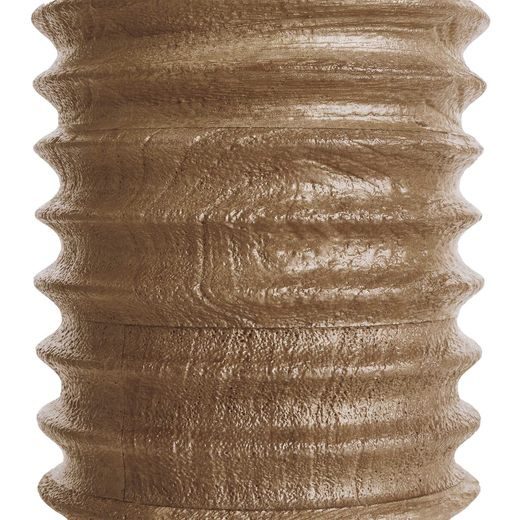 GROOVED ZÁKLADNA K LAMPĚ 25 CM - HNĚDÁ