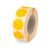 Öntapadó kerek matricák, 25 mm, sárga