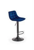 Barová židle H95, tmavě modrá