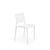 Plastová stohovatelná jídelní židle K514 - bílá