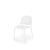 Plastová stohovatelná jídelní židle K532 - bílá