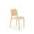 Plastová stohovatelná jídelní židle K514 - pomerančová