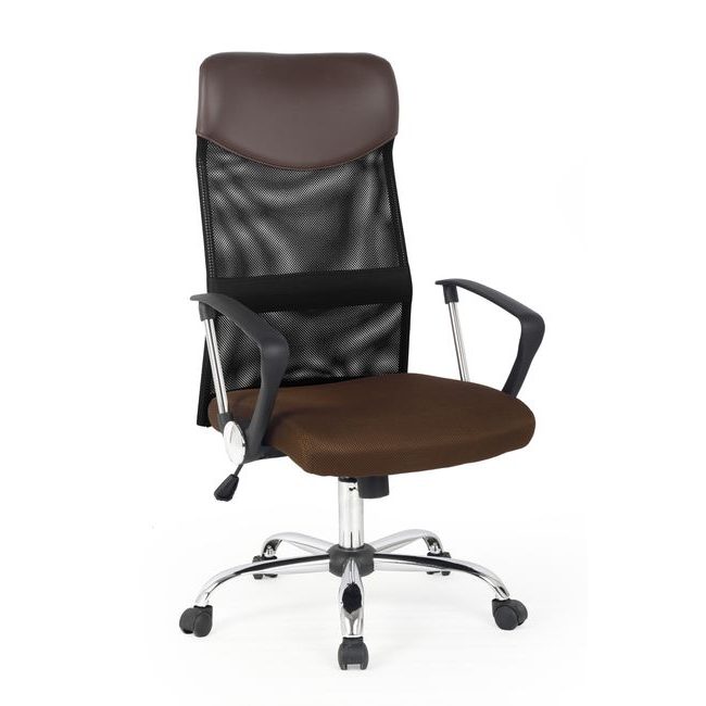 Kancelářská židle VIRE, hnědá/černá
