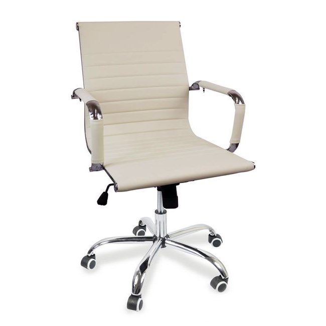 Kancelářská židle ADK Deluxe, krémová