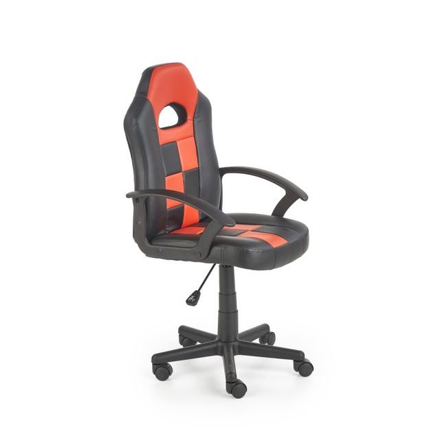 Dětská židle Storm, černá/červená