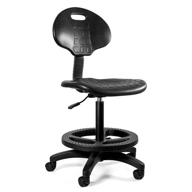 Pracovní židle Halcon, černá