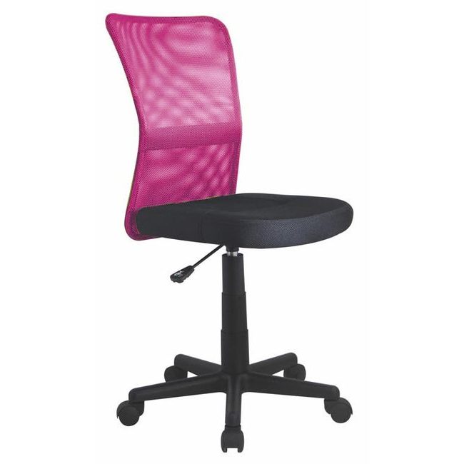 Dětská sítovaná židle Dingo, růžová/černá