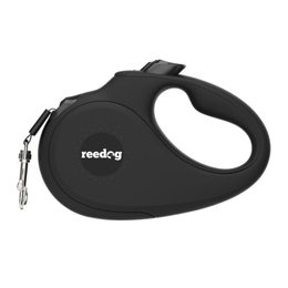 Reedog Senza Basic correa auto-retráctil L 50kg / 5m cinta / negro