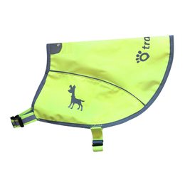 Tractive neon reflective vest with pocket for GPS