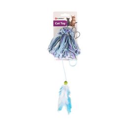 Hanging feather toy for cats Flamingo