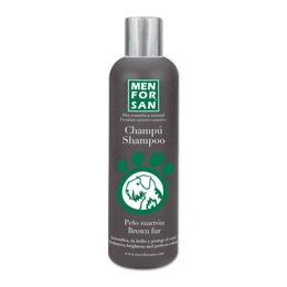 Menforsan natural shampoo enhancing brown colour, 300ml