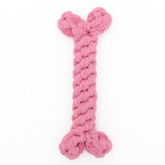 Reedog kost růžová, bavlněná hračka, 19 cm