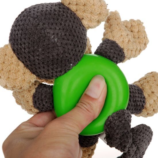 Reedog monkey ball, pískací hračka pro psy, 17 cm
