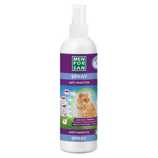 Menforsan antiparasitic spray against fleas and ticks for cats from margosa, 250 ml