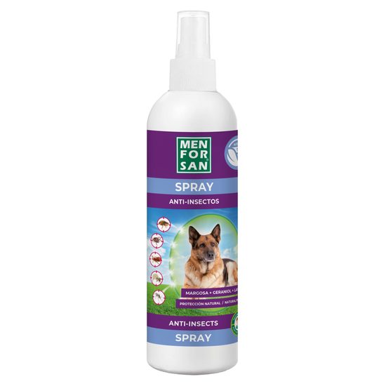 Menforsan Antiparasitäre Spray gegen Flöhe und Zecken für Hunde mit Margosa 250ml