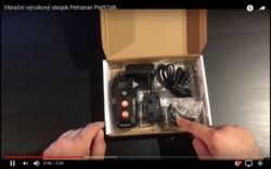 VIDEO: Vibrační výcvikový obojek Petrainer PET916N