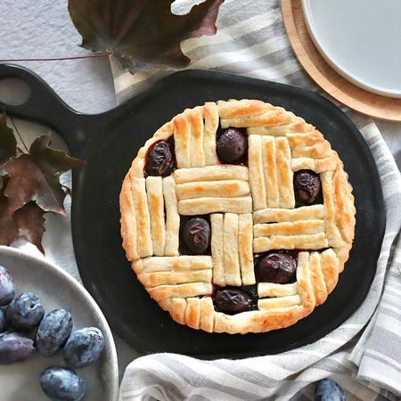 Őszi szilvás pite