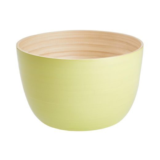 BAMBOO BAMBUSZ TÁL, LIME ZÖLD Ø 22CM