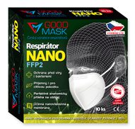 Akce 1 + 1 ZDARMA Nanorespirátor FFP2 GOOD MASK GM2 NANO Akce 1 + 1 ZDARMA Nanorespirátor FFP2 GOOD MASK GM2 NANO