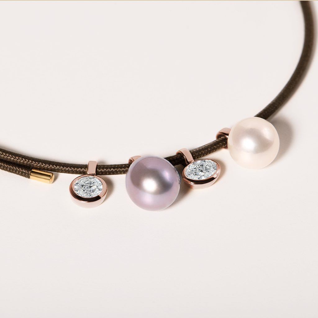 WANDELBARE MAGNETKETTE IN KHAKI - MAGNETISCHE KORDELN - KETTEN