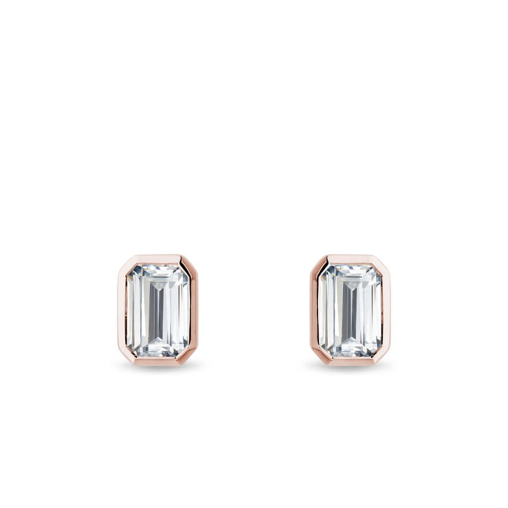 Lab Grown Diamond Studs in Rose Gold LAB GROWN DIAMOND STUDS IN ROSE GOLD - DIAMOND STUD EARRINGS - EARRINGS