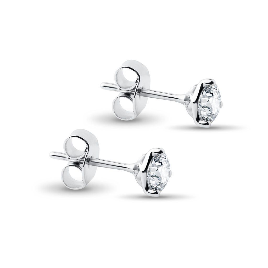 DIAMANTOHRSTECKER AUS WEISSGOLD - OHRSTECKER DIAMANT - OHRRINGE