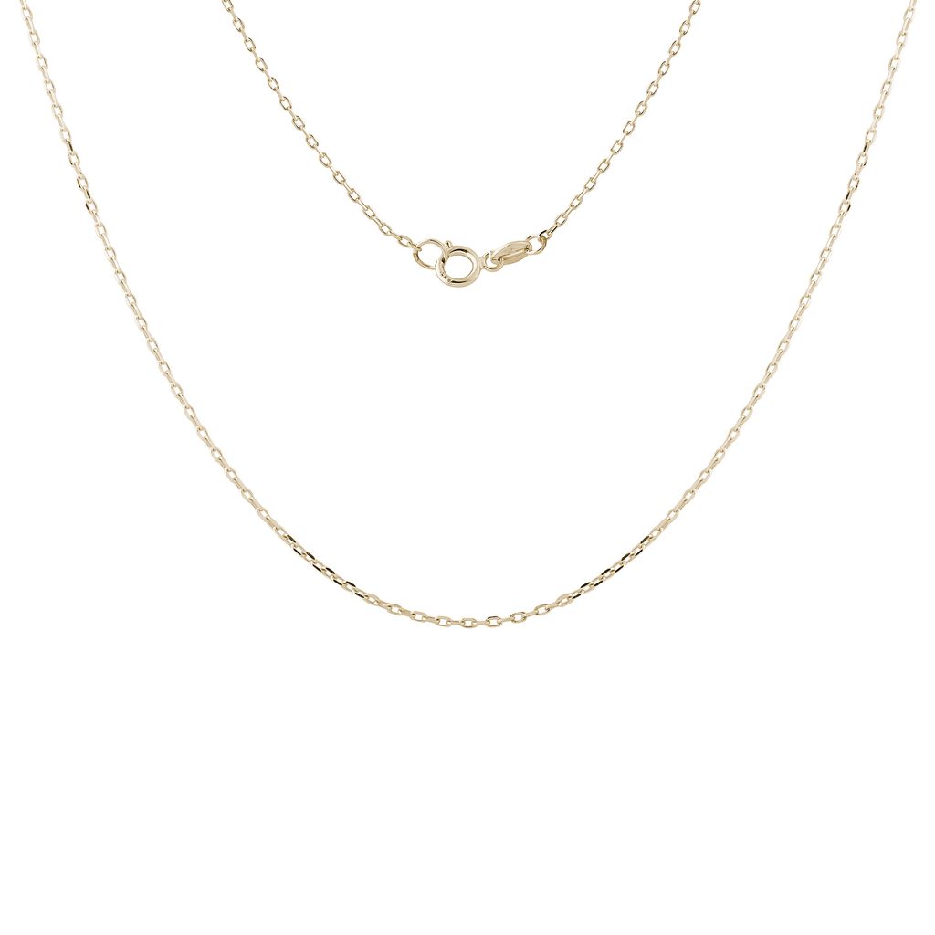 Chaîne maille forçat en or jaune 45 cm CHAÎNE MAILLE FORÇAT EN OR JAUNE 45 CM - CHAÎNES EN OR - COLLIERS