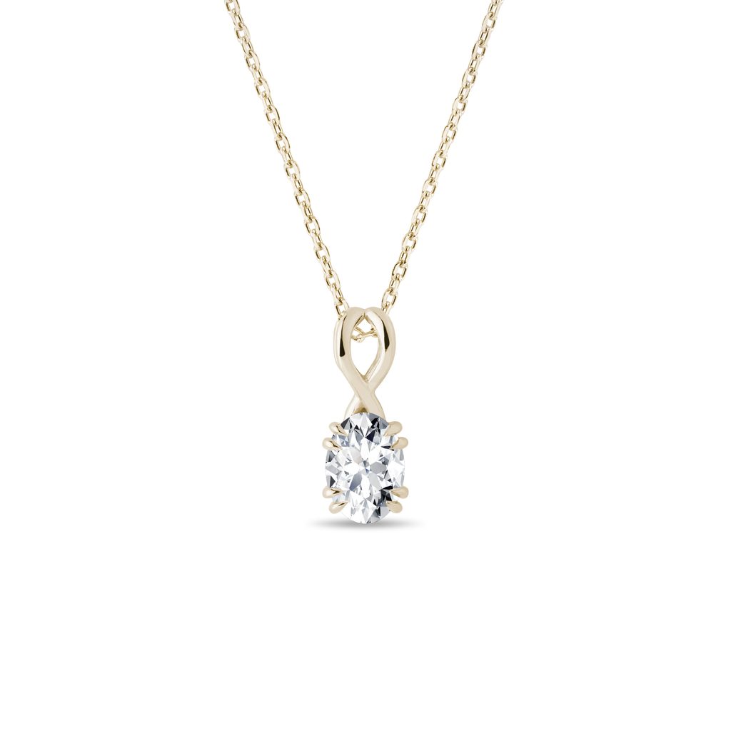 Elegant Lab Grown Diamond Gold Necklace ELEGANT LAB GROWN DIAMOND GOLD NECKLACE - DIAMOND NECKLACES - NECKLACES