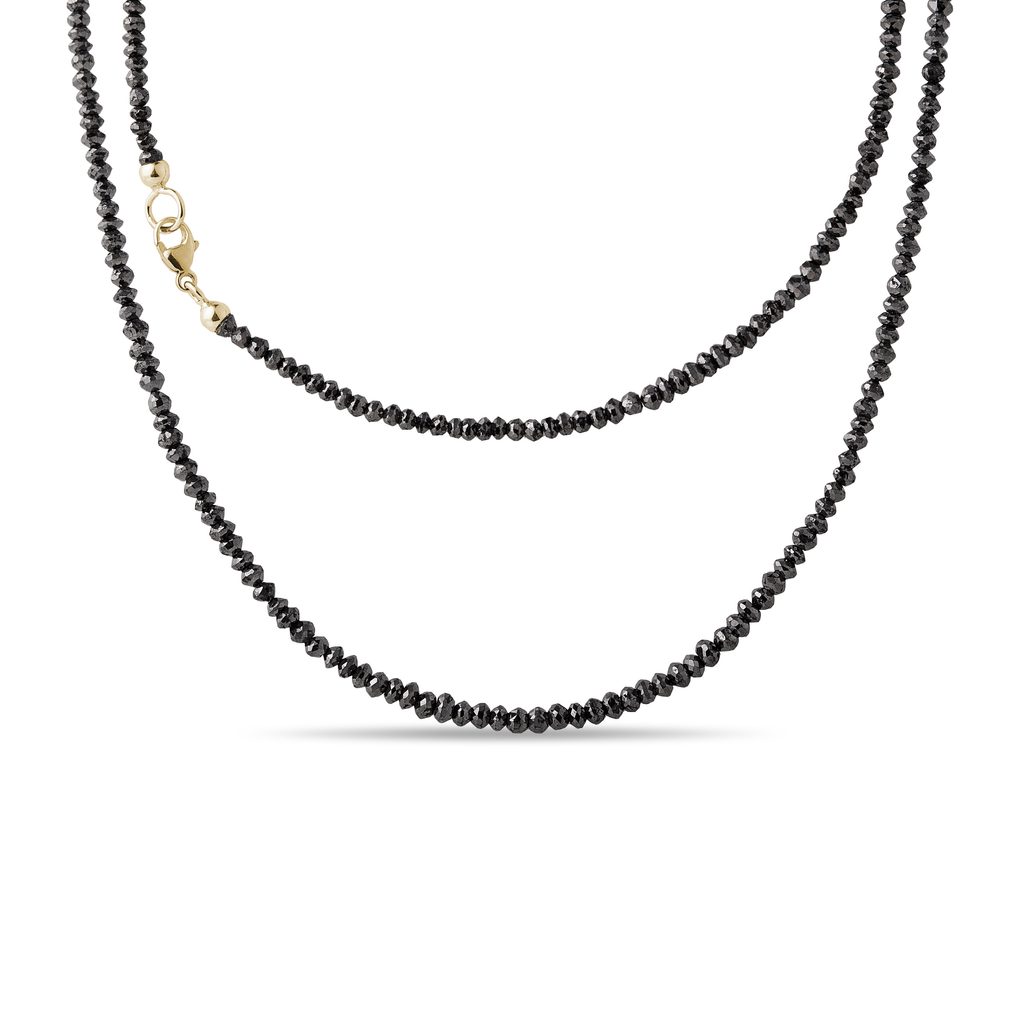 Natural Black Diamond Necklace NATURAL BLACK DIAMOND NECKLACE - MINERAL NECKLACES - NECKLACES