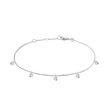 DRILLED LAB GROWN DIAMOND BRACELET IN WHITE GOLD - DIAMOND BRACELETS - BRACELETS