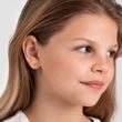 LADYBUG EARRINGS WITH DIAMONDS IN GOLD - CHILDREN'S EARRINGS - EARRINGS