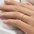 HALBER EWIGKEITSRING AUS ROSÉGOLD MIT DIAMANT - TRAURINGE FÜR DAMEN - TRAURINGE