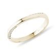 WAVE WEDDING RING WITH DIAMONDS IN GOLD - WOMEN'S WEDDING RINGS - WEDDING RINGS
