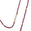 PINK TOURMALINE NECKLACE IN GOLD - MINERAL NECKLACES - NECKLACES