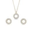 GOLD CIRCLE JEWELRY SET - JEWELRY SETS - FINE JEWELRY