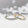 MINIMALIST WEDDING RING WITH DIAMONDS - WOMEN'S WEDDING RINGS - WEDDING RINGS