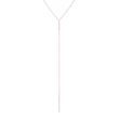 ROSE GOLD CHAIN NECKLACE WITH VERTICAL HANGING BARS - ROSE GOLD NECKLACES - NECKLACES