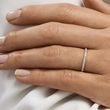 ROSE GOLD RING DECORATED WITH DIAMONDS - WOMEN'S WEDDING RINGS - WEDDING RINGS