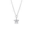 STAR NECKLACE WITH DIAMONDS IN WHITE GOLD - DIAMOND NECKLACES - NECKLACES