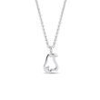 PEAR NECKLACE IN 14K WHITE GOLD - DIAMOND NECKLACES - NECKLACES